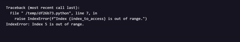 Manually Raise or Throw an Exception in Python