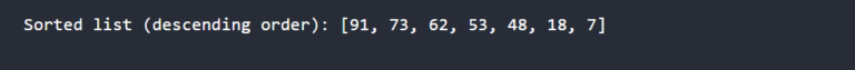 How to Sort A List in Python Without Using Sort Function?