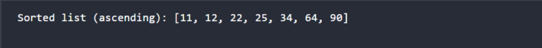 How to Sort A List in Python Without Using Sort Function?