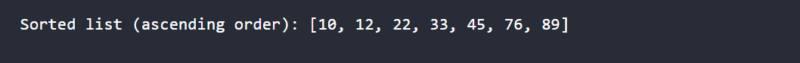 How to Sort A List in Python Without Using Sort Function?