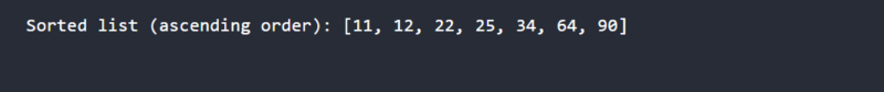How to Sort A List in Python Without Using Sort Function?