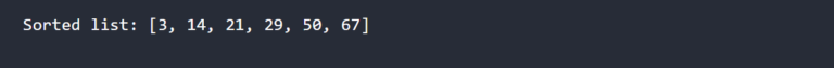 How to Sort A List in Python Without Using Sort Function?