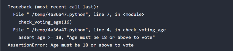 Manually Raise or Throw an Exception in Python