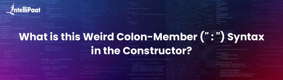 What is this Weird Colon-Member (” : “) Syntax in the Constructor?