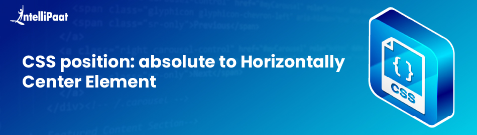 CSS position: absolute to Horizontally Center Element