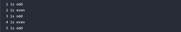 Using If Else in a For Loop Output