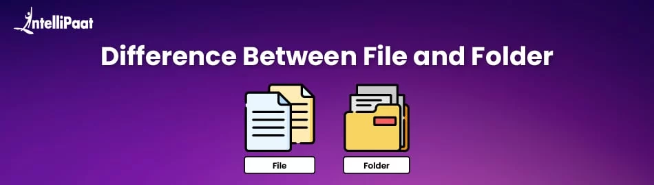 Difference Between File and Folder - Intellipaat