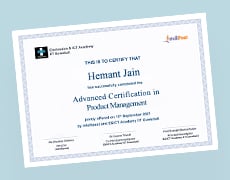 Product Management Certificate Image