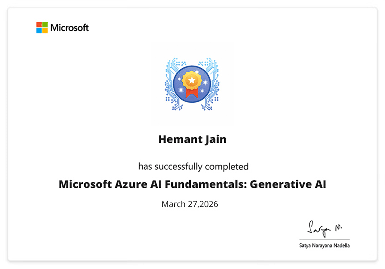 Microsoft Certificate Image For PCP