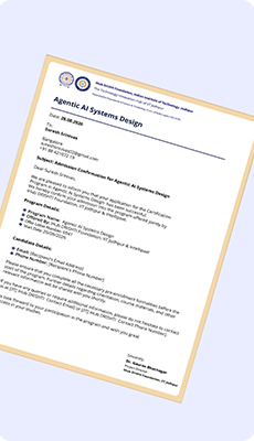 Agentic AI systems design offer letter w