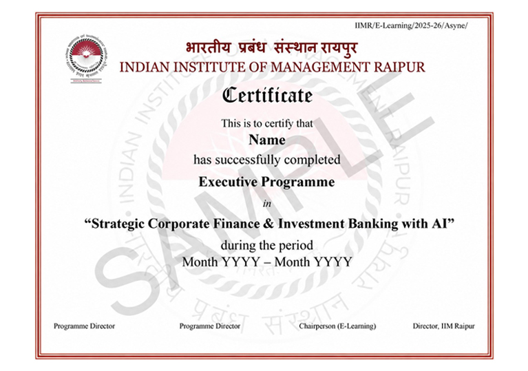 Strategic Corporate Finance and Investment Banking with AI Certificate Image.jpeg