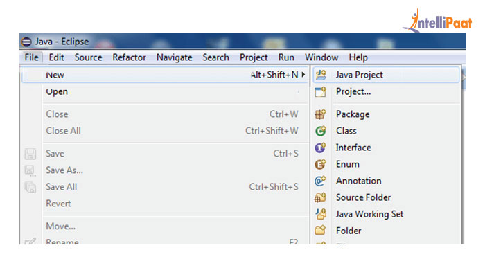 Step 5 Create a new Java Project