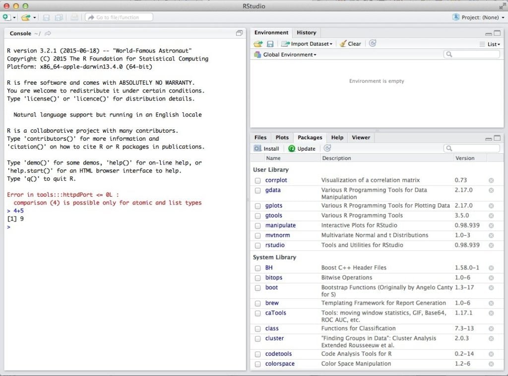 R and RStudio
