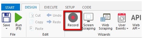 Recording & Screen Scraping with UiPath