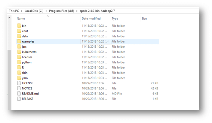 downloaded file into a new directory