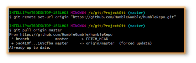 pull master git commands