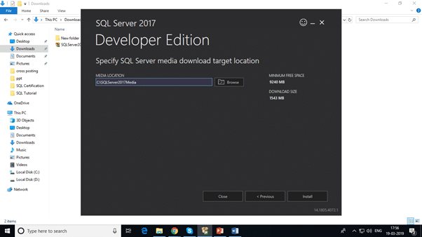 MS SQL Server Installation