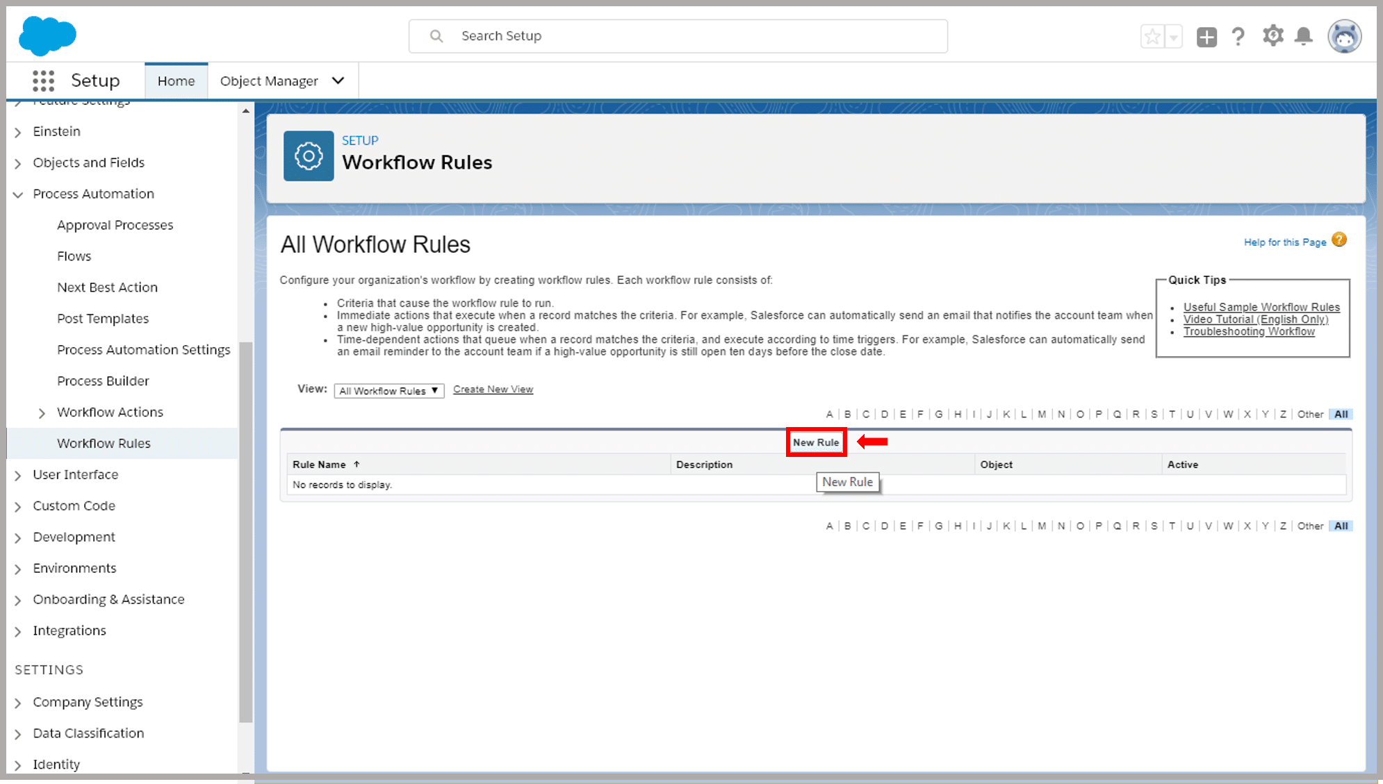 Workflow in Salesforce Workflow Rules Explained in Detail