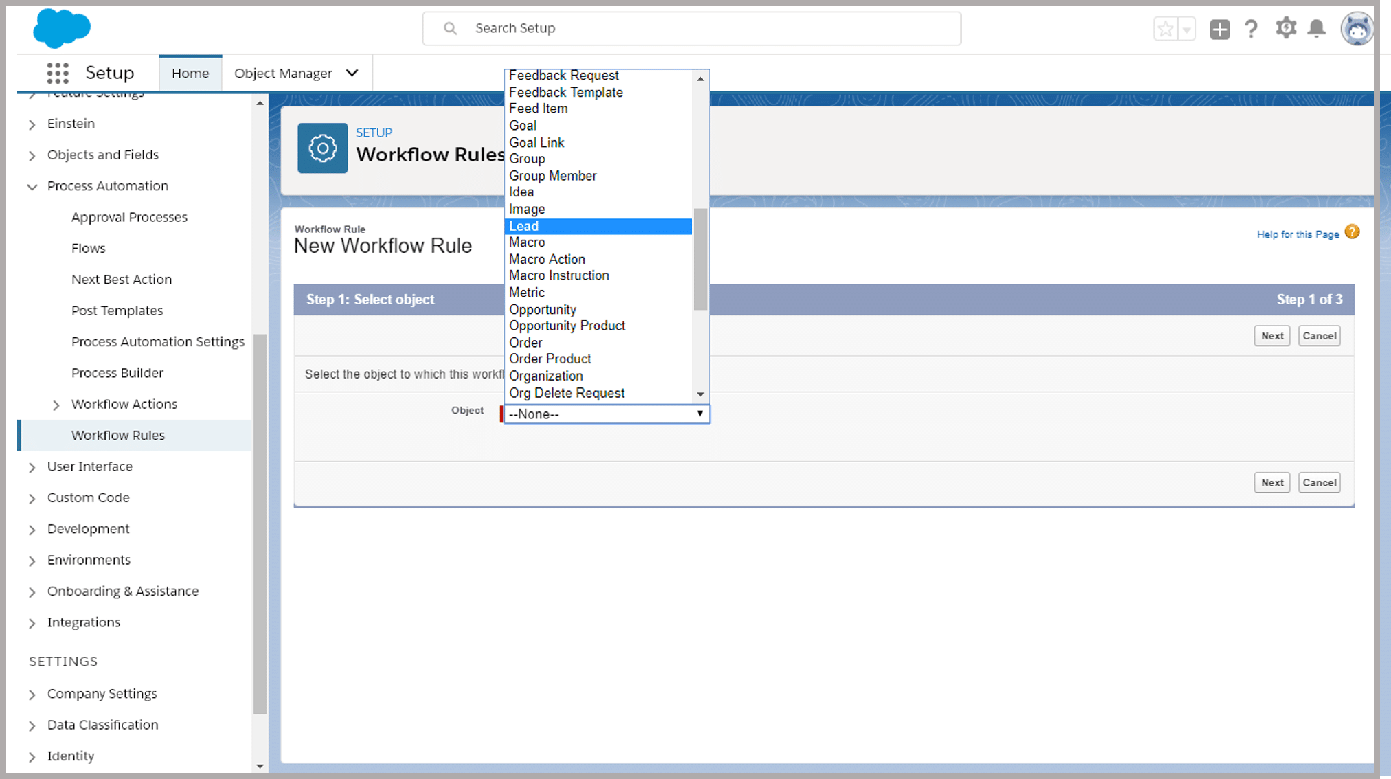 Workflow in Salesforce Workflow Rules Intellipaat