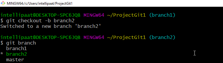 git switch branch commandline