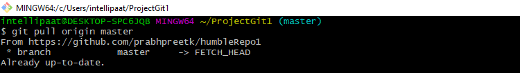 pull master git commands