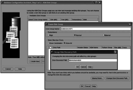 asm disk groups